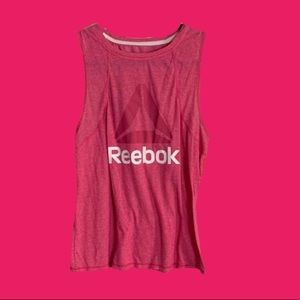 Pink Reebok Work Out Tank Top